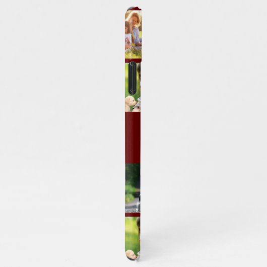 Personalisieren von Foto-Collage und Text iPhone Hülle (Rechte Seite)