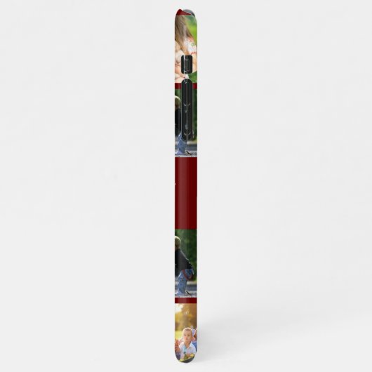 Personalisieren von Foto-Collage und Text iPhone Hülle (Linke Seite)