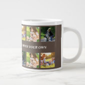 Personalisieren von Foto-Collage und Text Jumbo-Tasse (Rechts)