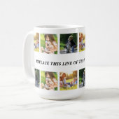 Personalisieren von Foto-Collage und Text Kaffeetasse (Vorderseite Links)