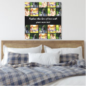 Personalisieren von Foto-Collage und Text Leinwanddruck (Insitu (Schlafzimmer))