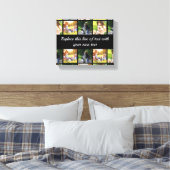 Personalisieren von Foto-Collage und Text Leinwanddruck (Insitu (Schlafzimmer))