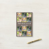 Personalisieren von Foto-Collage und Text Post-it Klebezettel (Auf Schreibtisch)