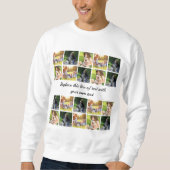 Personalisieren von Foto-Collage und Text Sweatshirt (Vorderseite)
