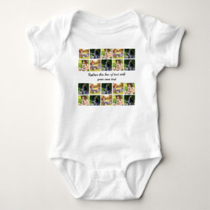 Personalisieren von Foto- und Textdateien Baby Strampler