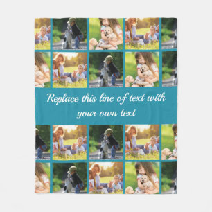 Personalisieren von Foto- und Textdateien Fleecedecke