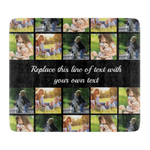 Personalisieren von Foto- und Textdateien Schneidebrett