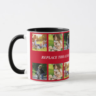 Personalisieren von Foto- und Textdateien Tasse