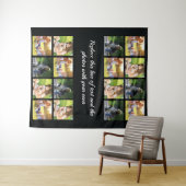 Personalisieren von Foto- und Textdateien Wandteppich (Beispiel (Horizontal))