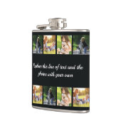 Personalisieren von Foto- und Textflaschen Flachmann (Links)