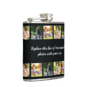 Personalisieren von Foto- und Textflaschen Flachmann (Rechts)