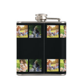 Personalisieren von Foto- und Textflaschen Flachmann (Rückseite)