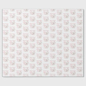 Personalisieren, von Gruppe, glücklichen Krankensc Geschenkpapier (Flach)