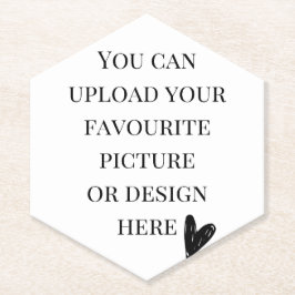 Personalisieren von Hexagon-Spitze Untersetzer