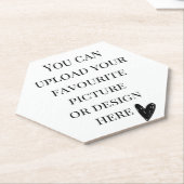 Personalisieren von Hexagon Untersetzer (angewinkelt)