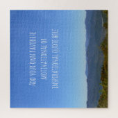 Personalisieren von Landschaftlichen Berg-Horizont Puzzle (Vertikal)