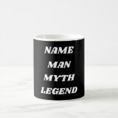 Personalisieren von Mensch, Mythos, Legende Kaffeetasse (Mittel)