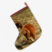 Personalisieren von Mini-Pferden Großer Weihnachtsstrumpf (Rückseite (Hängend))