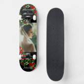 Personalisieren von Namen und großen Fotos Skateboard (Vorderseite)