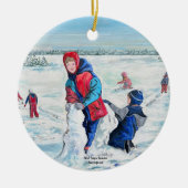 Personalisieren von Originalarbeiten Keramik Ornament (Vorne)