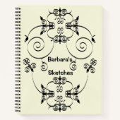 Personalisieren von Sketch-Notebooks Notizblock (Vorderseite)