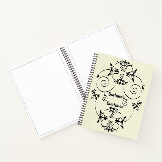 Personalisieren von Sketch-Notebooks Notizblock (Innenseite)