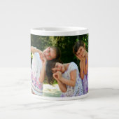 Personalisieren von Text Custom Kids Foto Vater Bi Jumbo-Tasse (Vorderseite)