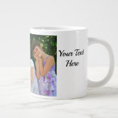 Personalisieren von Text Custom Kids Foto Vater Bi Jumbo-Tasse (Rechts)