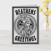 Personalisieren von Wiking Heathens Greetings Karte (Gelbe Blume)