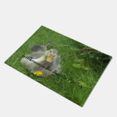 Personalisieren, Vorlage, Tier, Haustier, leben, B Fußmatte (Schrägansicht)