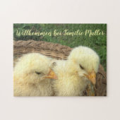 Personalisieren, Vorlage, Tier, Haustier, leben, Puzzle (Horizontal)