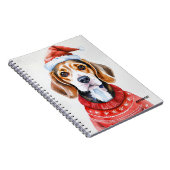 PERSONALISIEREN: Weihnachts-Dackel | Notizbuch Notizblock (Rechte Seite)