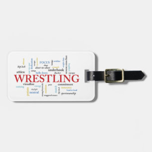Personalisieren, Wrestling Coach Vielen Dank in Wo Gepäckanhänger