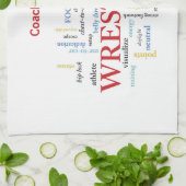 Personalisieren, Wrestling Coach Vielen Dank in Wo Geschirrtuch (Gefaltet)