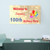 Personalisiert 100. Geburtstag Banner (Messeveranstaltung)