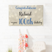 Personalisiert 100. Geburtstag Banner (Insitu)