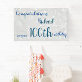 Personalisiert 100. Geburtstag Banner (Insitu)