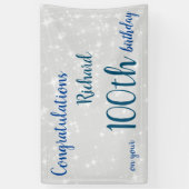 Personalisiert 100. Geburtstag Banner (Vertikal)