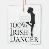 Personalisiert 100% Irish Dancer Hard Shoe Weihnac Keramikornament (Links)