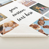 Personalisiert 10 FotoCollage Sherpadecke (3/4)