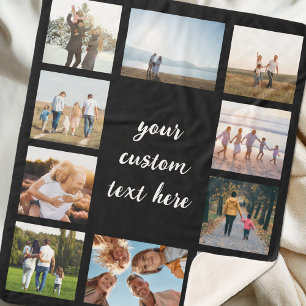 Personalisiert 10 FotoCollage Sherpadecke