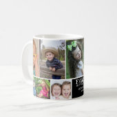 Personalisiert 10 Name der Fotocollage-Produktfami Kaffeetasse (Vorderseite Links)