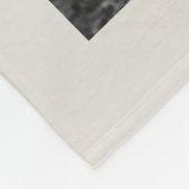 Personalisiert 11 FotoCollage BLESSED Grau Red Fleecedecke (Ecke)