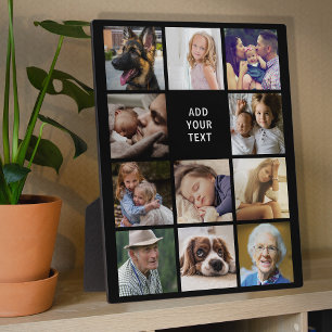 Personalisiert 11 FotoCollage Fotoplatte