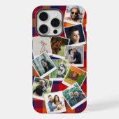 Personalisiert 11 FotoCollage iPhone Hülle (Rückseite)