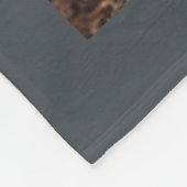 Personalisiert 11 FotoCollage Off-Black Fleecedecke (Ecke)