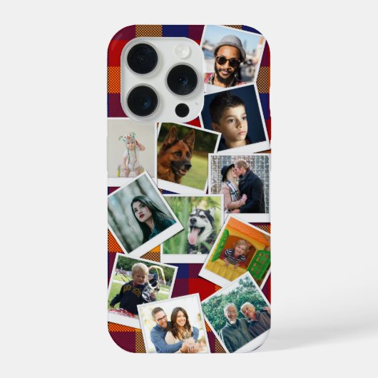 Personalisiert 11 Fotomaterial Slim iPhone Hülle (Rückseite)