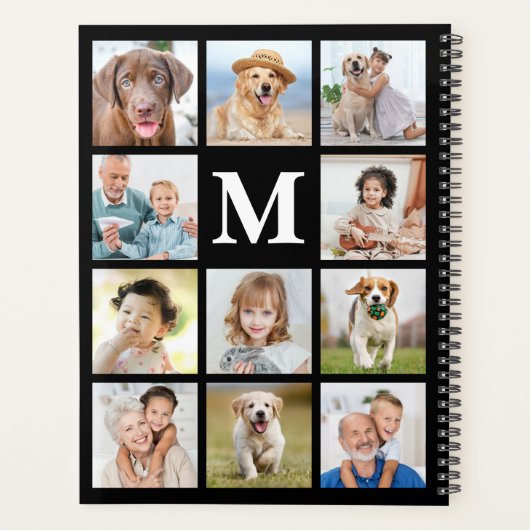 Personalisiert 11 Fotomaterial Trendy Emerald Gree Planer (Rückseite)