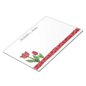 Personalisiert 11 x 8,5 notizblock (angewinkelt)