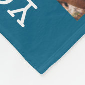 Personalisiert 12 Fotomaterial Fleecedecke (Ecke)